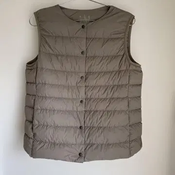 MUJI 다운 베스트 여성용 베이지 L 사이즈