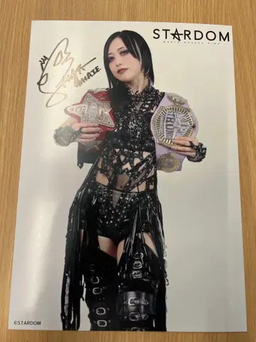 [현장 구매] 여자 프로레슬링 스타덤 카미타니 사야 챔피언 포트레이트