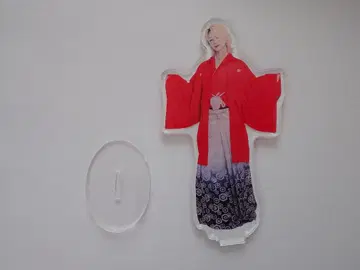 꿈을 먹는 NEON 하카마 아크릴 스탠드 츠바키