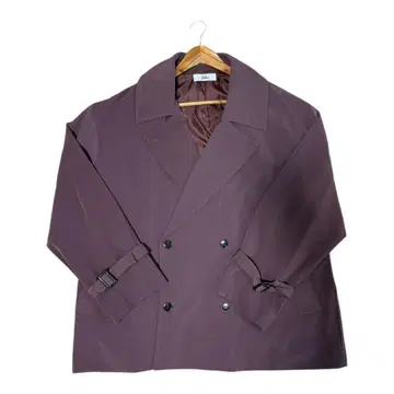 [ 새상품급 ] Loose 퍼플 더블 브레스트 자켓