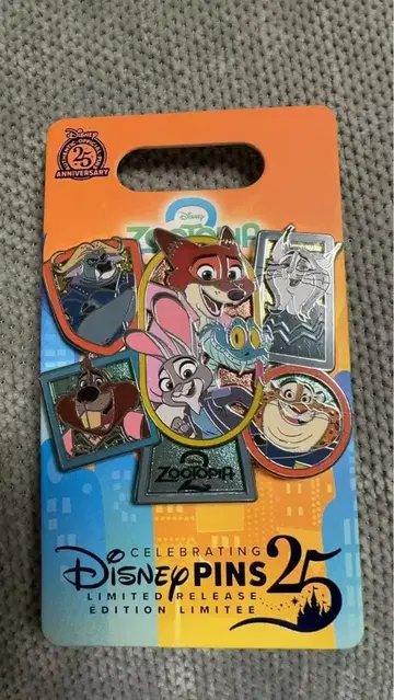 상하이 디즈니 리조트 주토피아 2 핀 배지