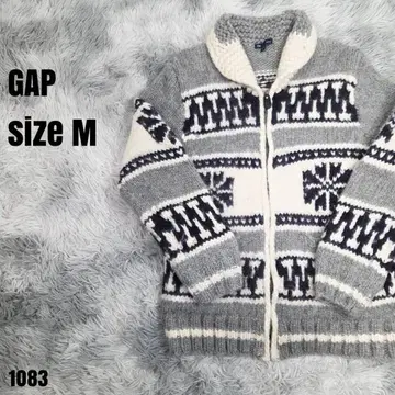 GAP 갭 니트 지퍼 울 혼방 자켓 1083