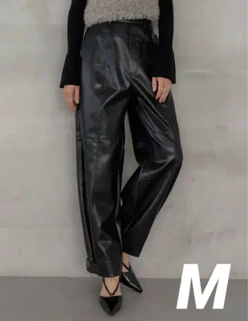 리디 인조 가죽 앵클 벨트 2WAY 팬츠