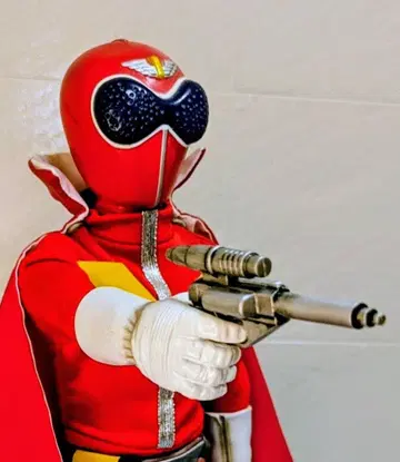 약 40cm 아카레인저 메디콤 토이 / 타임하우스 비밀전대 고레인저