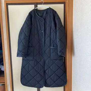 퀼트 파이핑 코트,