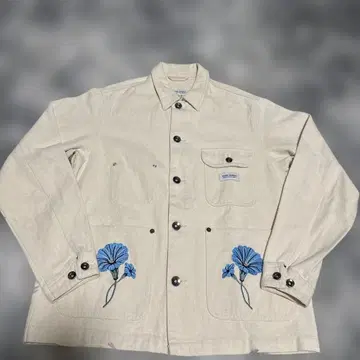 BANKS JOURNAL 아이보리 자수 자켓