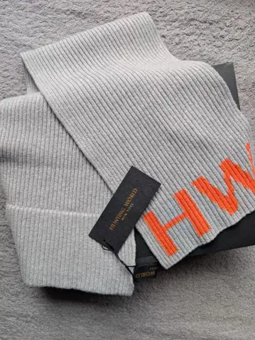 HUNTING WORLD 머플러 그레이