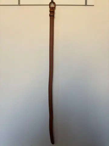 ITTI x MANOF 가죽 벨트 브라운