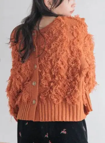 LOWRYS FARM 프린지 니트 가디건