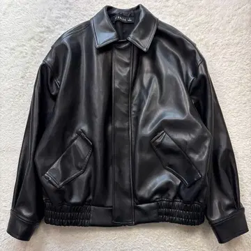 새상품급 LIONESS 라이오네스 레더 봄버 자켓 오버 사이즈