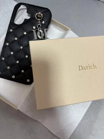 Darich 퀼팅 비쥬 DD 참 iPhone 케이스
