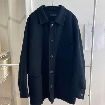 [ XL ] UNIQLO +J 오버 사이즈 울 셔츠 자켓 블랙