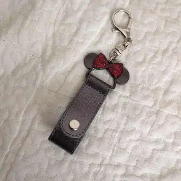 디즈니 머리띠 홀더 블랙 레드 리본 미니 Disney