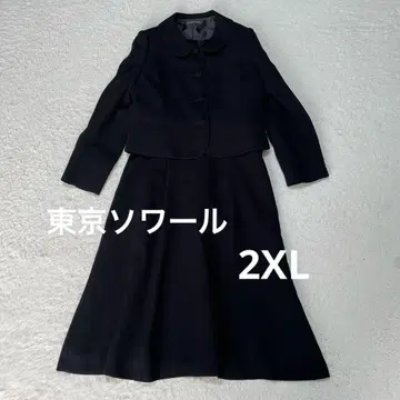 도쿄 소와르 LILYBURN 블랙 포멀 수트 원피스 셋업