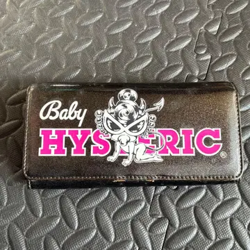 HYSTERIC Baby 3단 폴더형 지갑 블랙/핑크