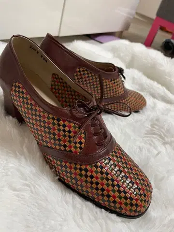 NOANOA 멀티 컬러 가죽 로퍼