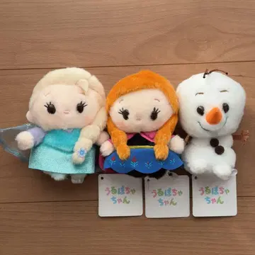 디즈니 스토어 우루포차짱 안나 엘사 올라프 겨울왕국
