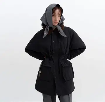 nugu POIK ORIGINAL 보아 칼라 나일론 패디드 점퍼