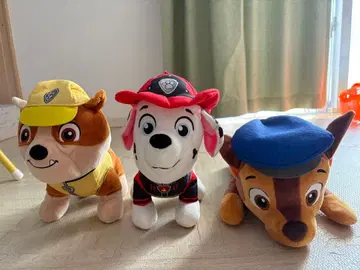 파우 패트롤 봉제 인형 3체 세트