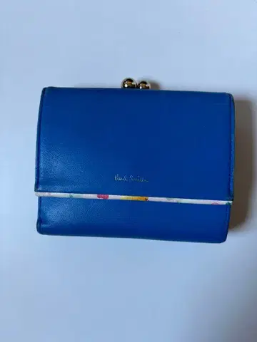 Paul Smith 3단 폴더형 지갑 스카이블루 꽃무늬