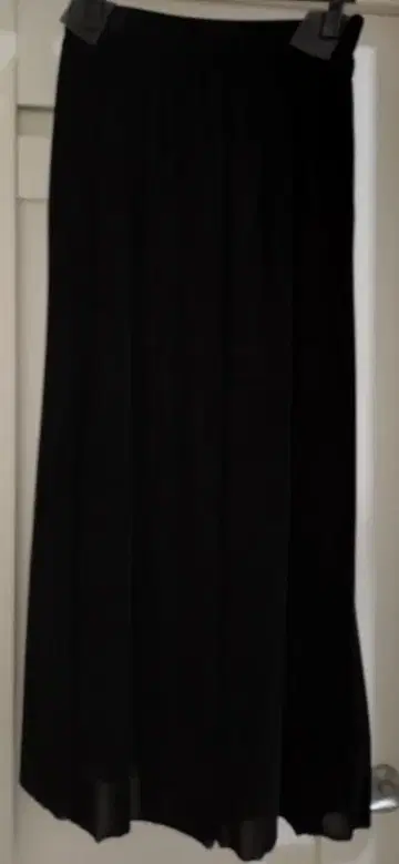 LOUNIE 롱 스커트 블랙 벨로아 사이즈 40