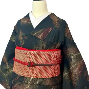 오메시 깃털 앤티크 기모노