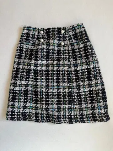 index 타이트 스커트 체크 무늬