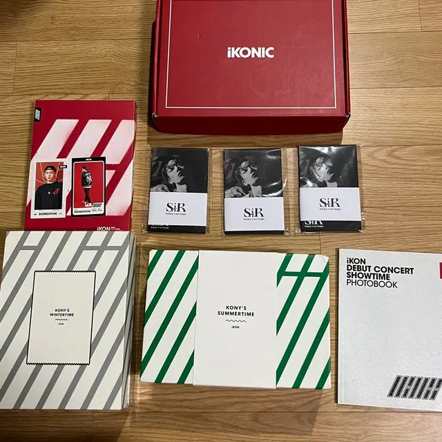 아이콘 굿즈 일괄 판매 아이콘 앨범 아이콘 썸머타임 윈터타임 공식키트