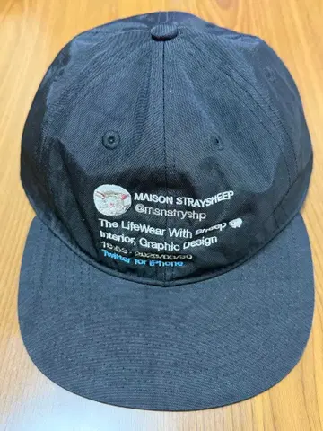maison straysheep NYLON TWEET CAP