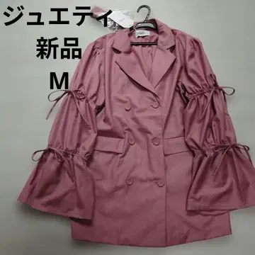 택 포함 새상품 쥬에티 슬리브 리본 자켓 미니 원피스