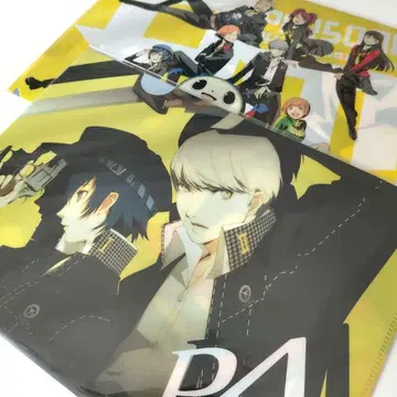 [봉투 직배송] 페르소나 4 양면 클리어 파일 2매 페르소나 매거진 부록