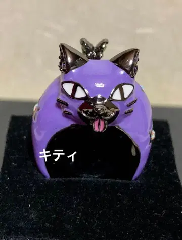 ANNA SUI 반지 고양이 퍼플 안나수이 미사용 레어