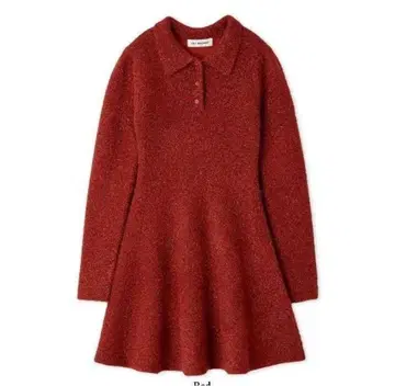 릴리 브라운 라메 니트 원피스 레드