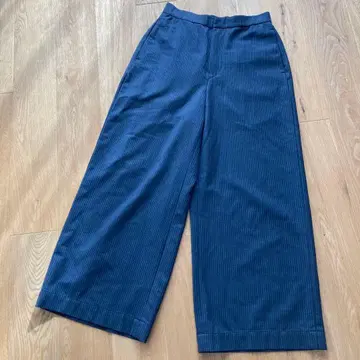 네이비 와이드 팬츠 45R