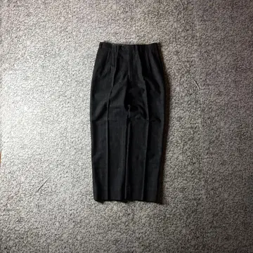 90s 올드 울 블렌드 2턱 빈티지 체크 슬랙스 W85