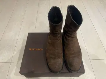BUTTERO 브라운 부츠 트레드 밑창