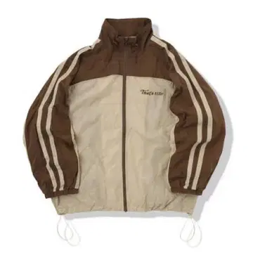 That's life 나일론 자켓 브라운/아이보리