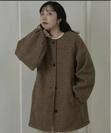 lawgy 노카라 코트 체크