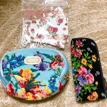 LakeAlster 레이크알스터 셔닐 파우치 안경 케이스 여성용