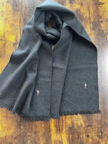 미사용 새상품 후쿠조 fukuzo 일본제 머플러 차콜