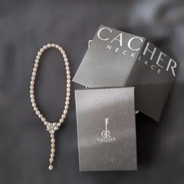 CACHER 담수 펄 목걸이