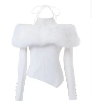 belear mimi 오프숄더 니트탑