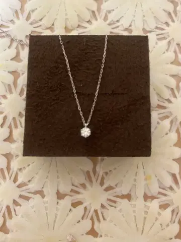 플라티나 다이아몬드 목걸이