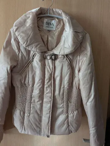 DIVA 퀼팅 자켓 베이지