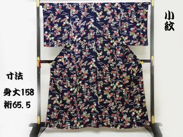 미사용품 코몬 초화 무늬 레트로한 분위기 N71210-1