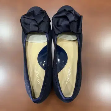 velikoko 네이비 리본 포함 펌프스 210W