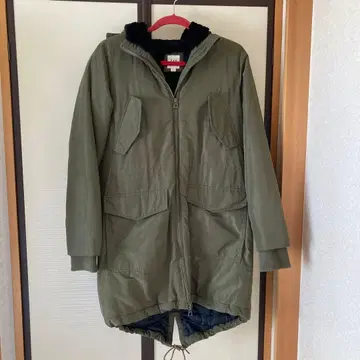 GAP 보아 안감 퀼팅 모즈 코트