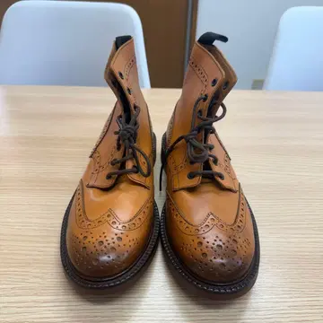 장카를로 모렐리 컨트리 부츠 윙팁 24.5cm