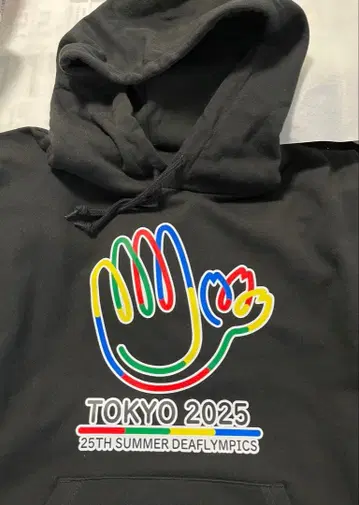 도쿄 2025 데프림픽 후드티