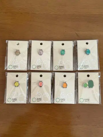 아이치 엑스포 모리조 키콜로 핀 배지 8종 세트